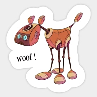 Robot Dog Sticker